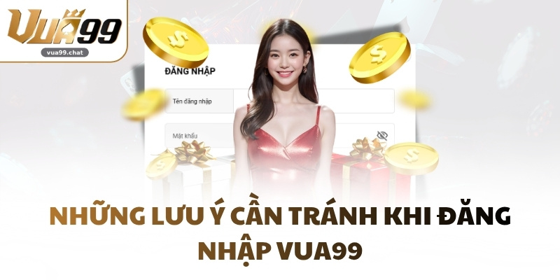 Những lưu ý cần tránh khi đăng nhập VUA99
