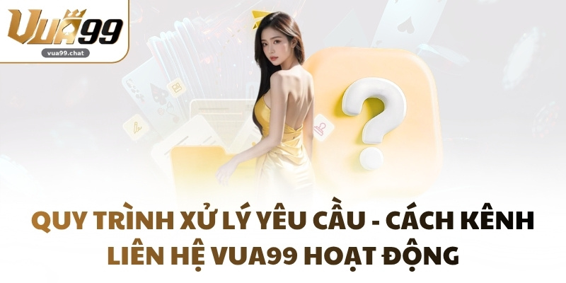 Quy trình xử lý yêu cầu - Cách kênh liên hệ VUA99 hoạt động