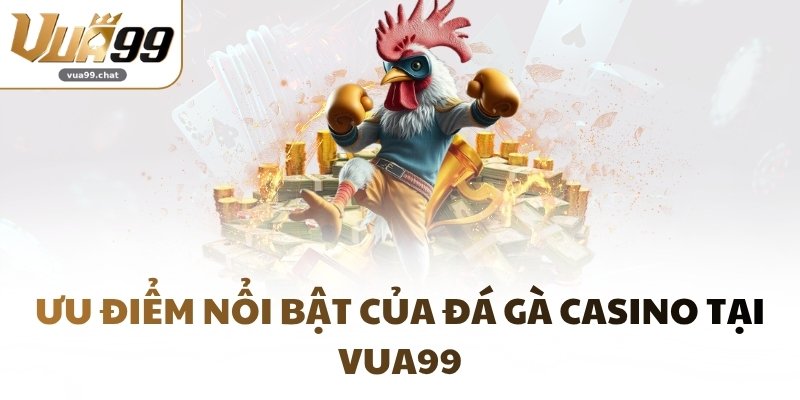 Ưu điểm nổi bật của Đá Gà Casino tại VUA99